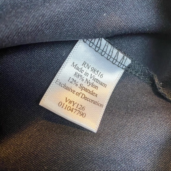 Coldwater Creek black sleeveless top stretch shell tank for layering size medium - Picture 7 of 7